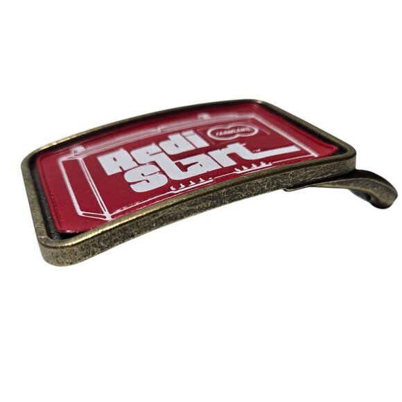 Redi Start Farmland Belt Buckle RediStart Advertising Promo Collectible Western - Picture 6 of 14